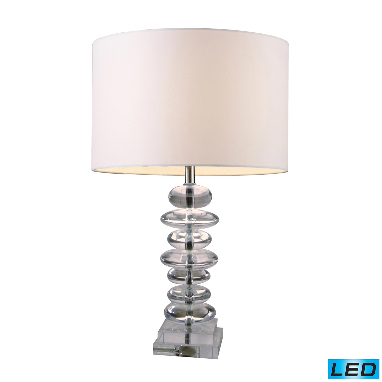 Elk Lighting D1512-LED Madison Table Lamp - Clear Crystal