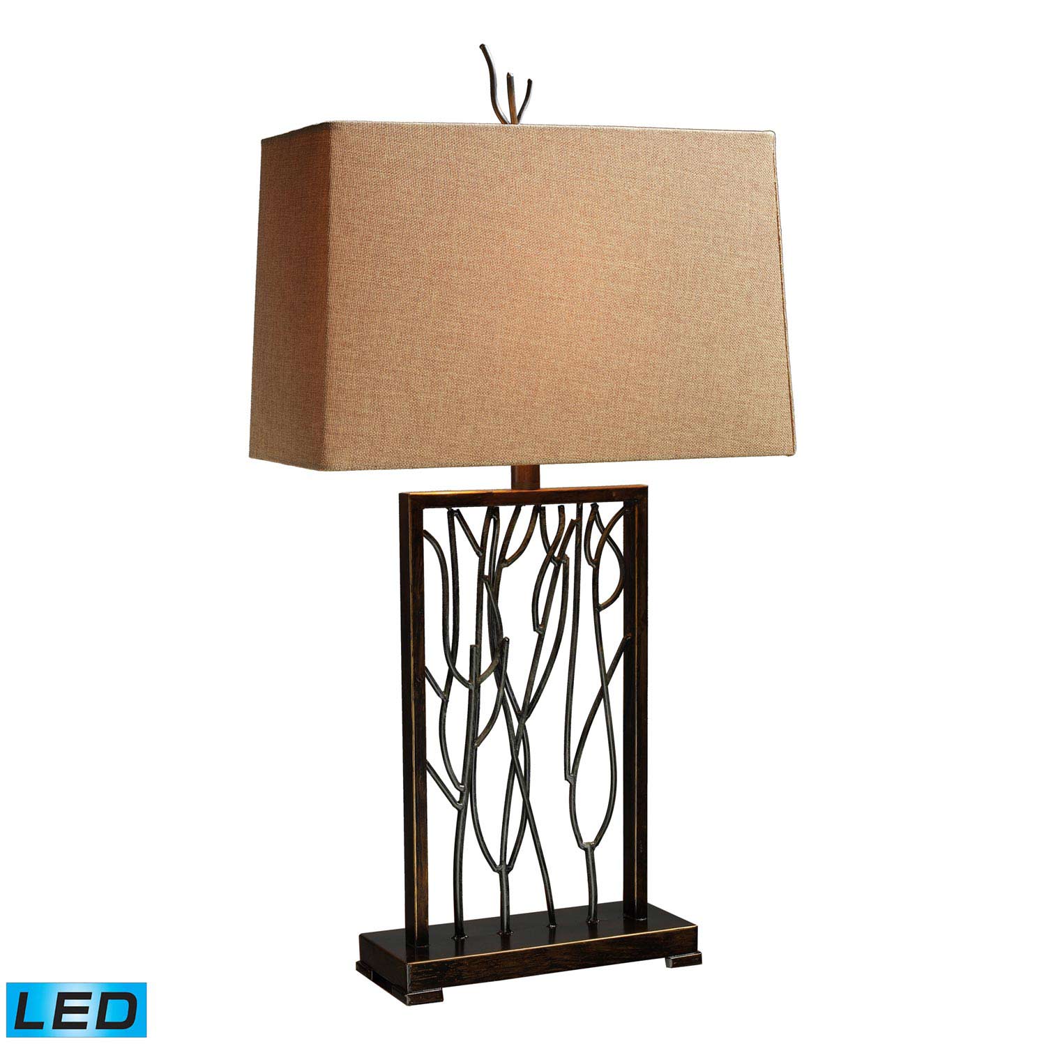 Elk Lighting D1518-LED Belvior Park Table Lamp - Aria Bronze and Iron