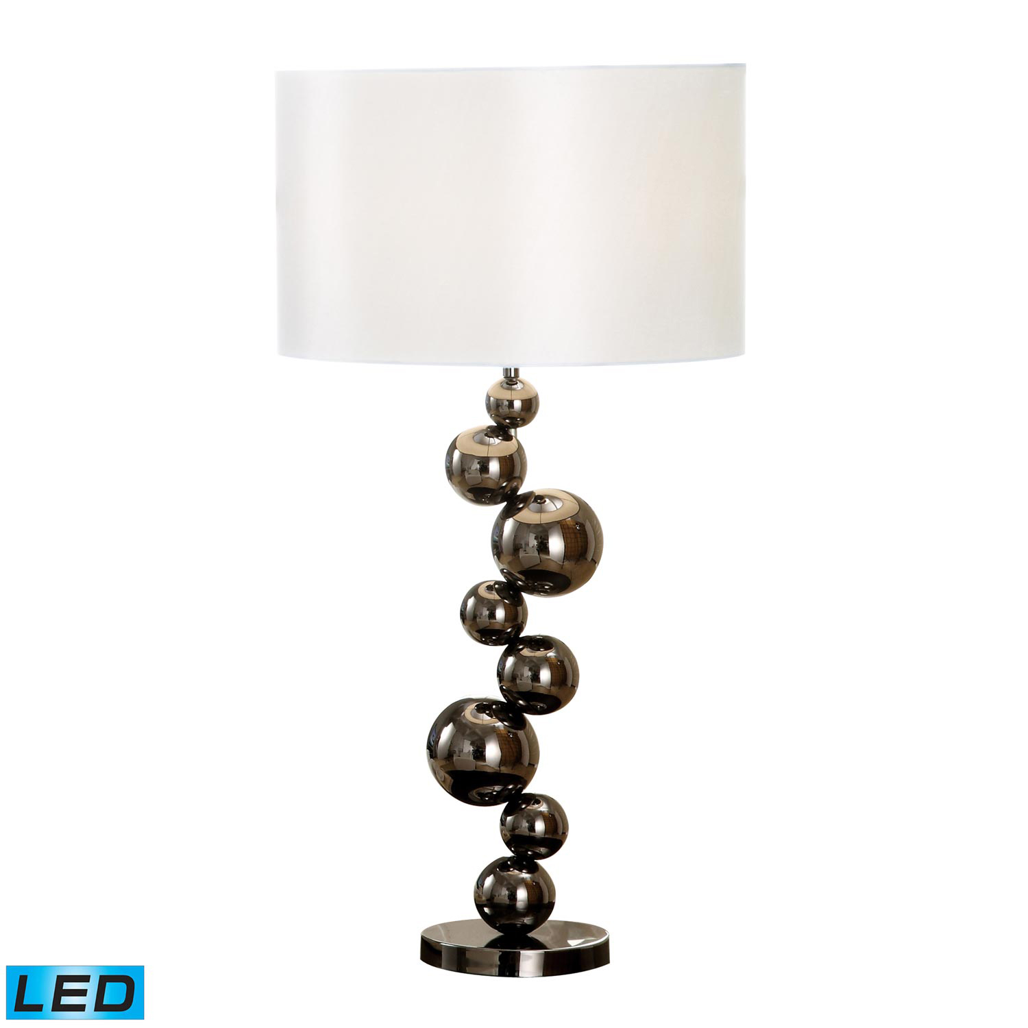 Elk Lighting D1618-LED Cleona Table Lamp - Black Chrome