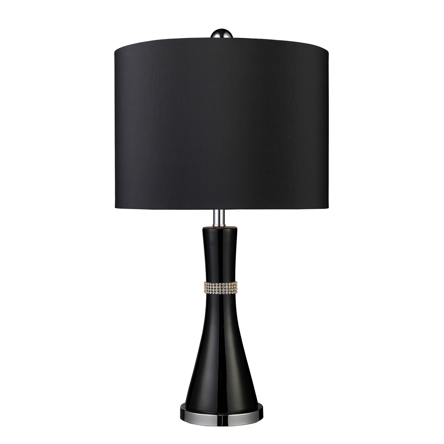 Elk Lighting D1713 Sanyan Table Lamp - Gloss Black