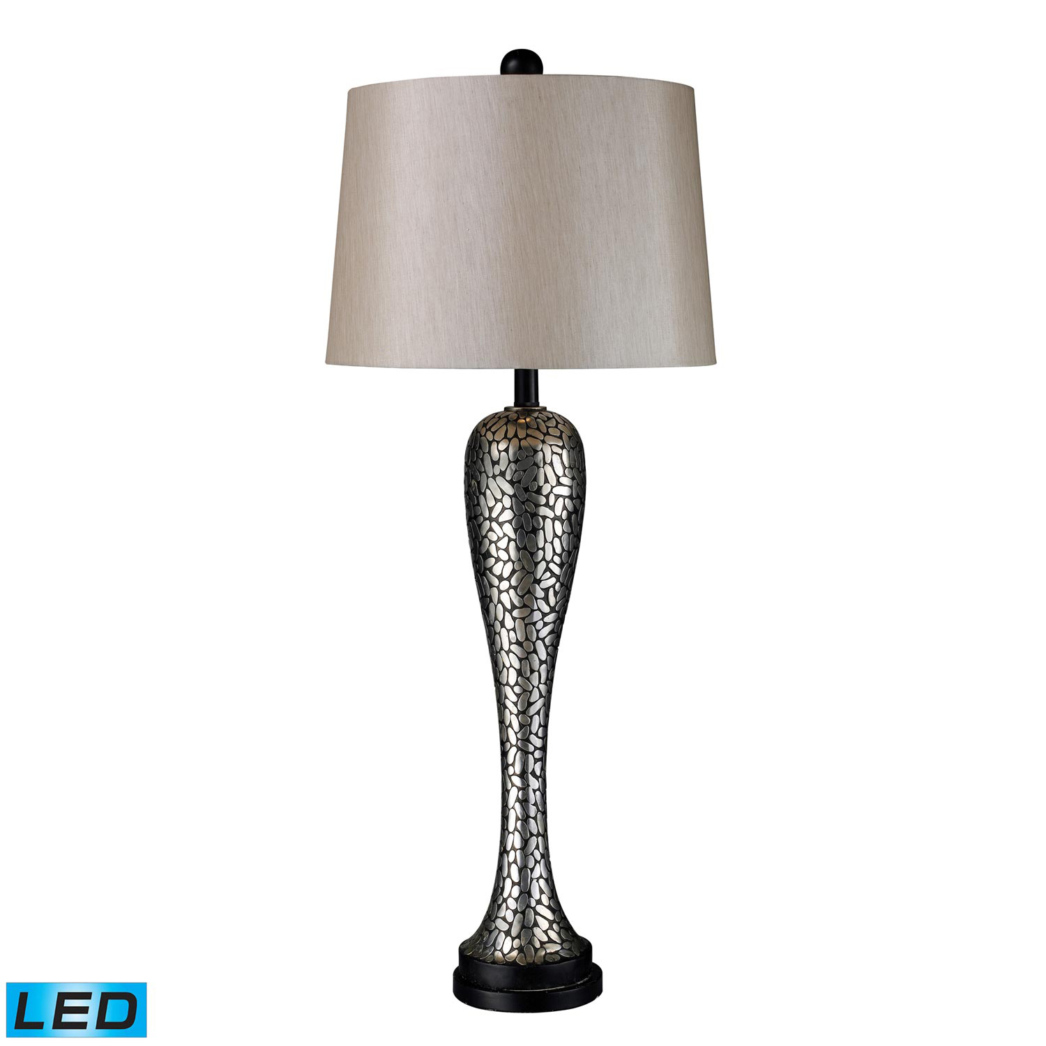 Elk Lighting D1719-LED Samson Table Lamp - Eclipse Silver