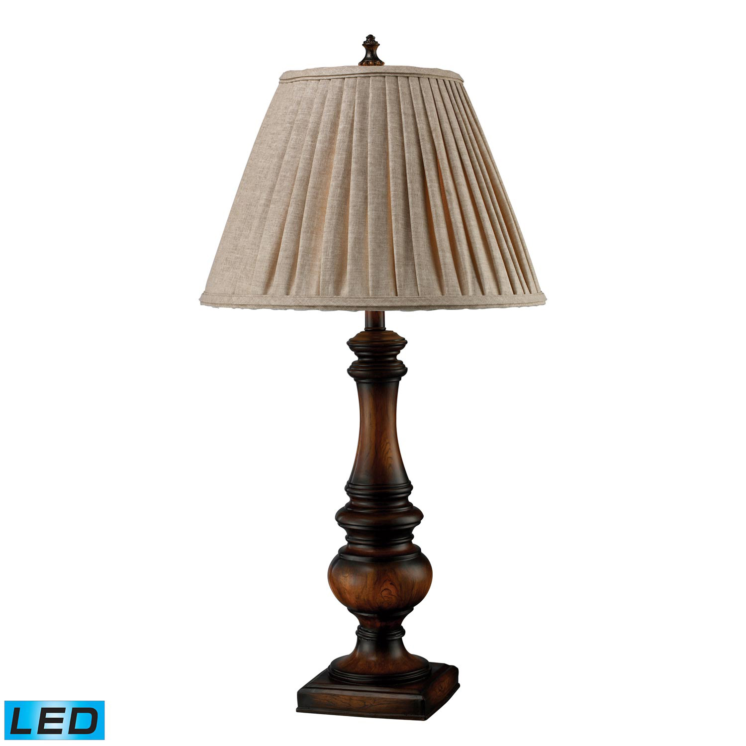 Elk Lighting D1754-LED Winthorpe Table Lamp - Zen Walnut
