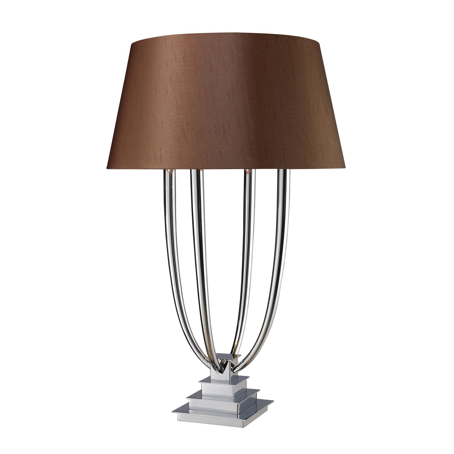 Elk Lighting D1804 Harris Table Lamp - Chrome
