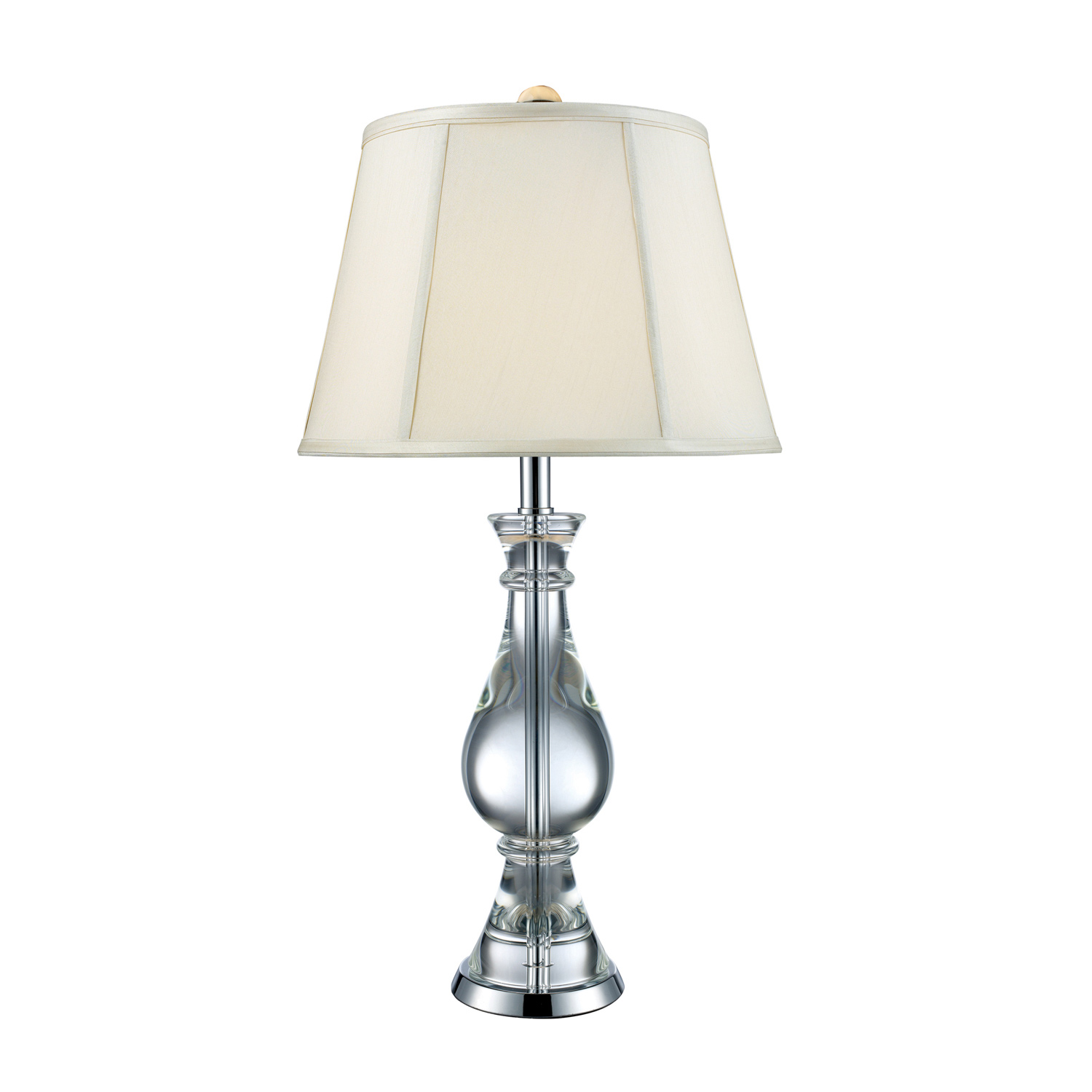 Elk Lighting D1809 Kentwood Table Lamp - Clear Crystal and Chrome