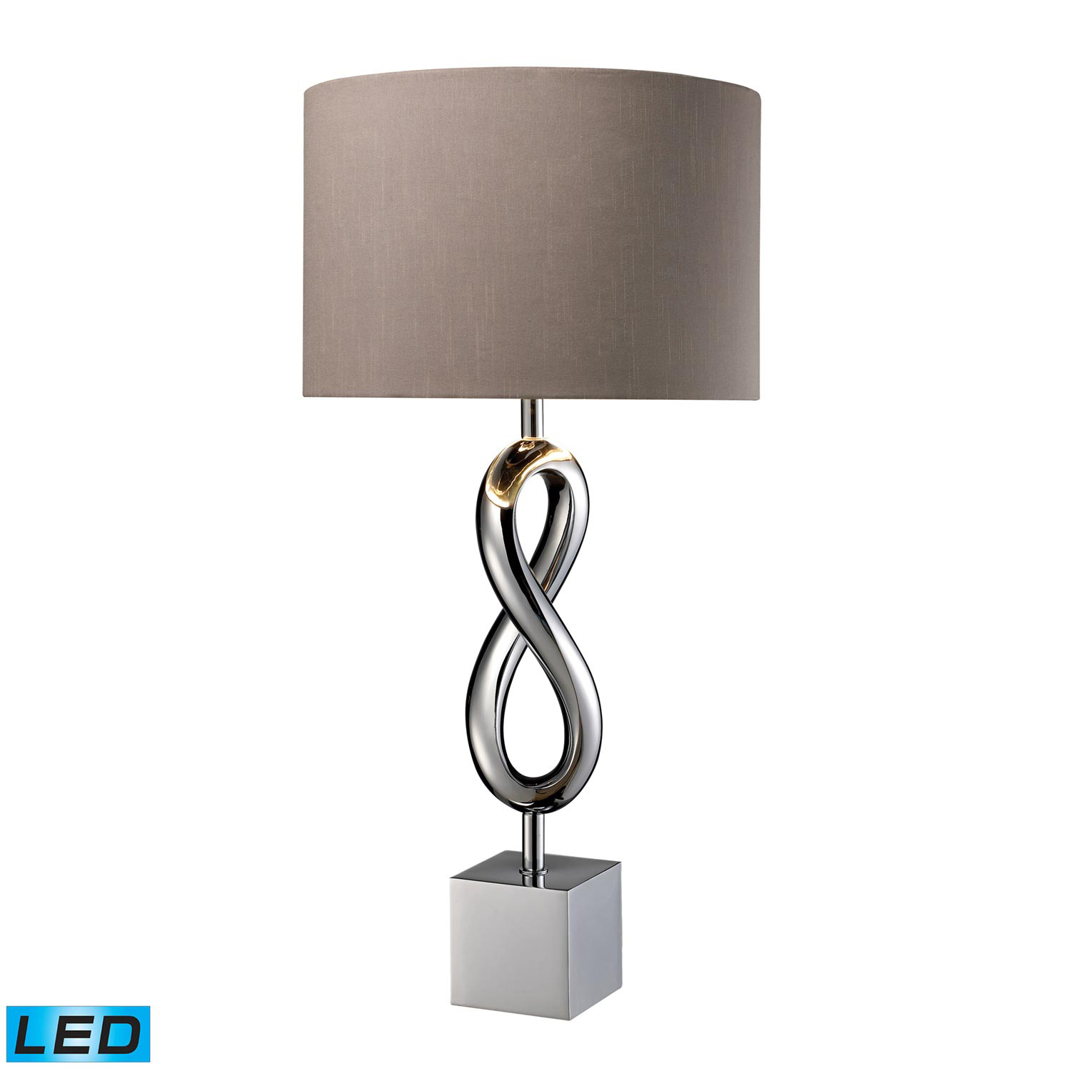 Elk Lighting D1816-LED Athens Table Lamp - Chrome
