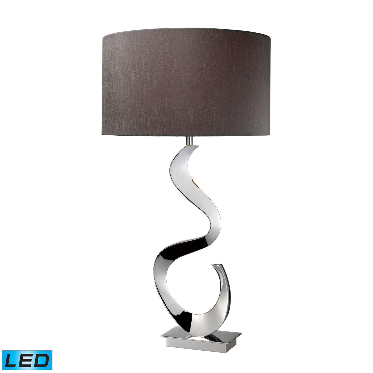 Elk Lighting D1820-LED Morgan Table Lamp - Chrome