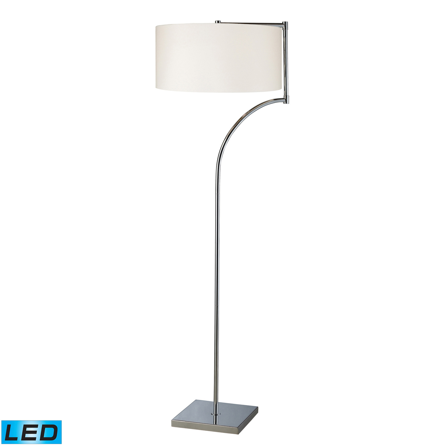 Elk Lighting D1832-LED Lancaster Floor Lamp - Chrome