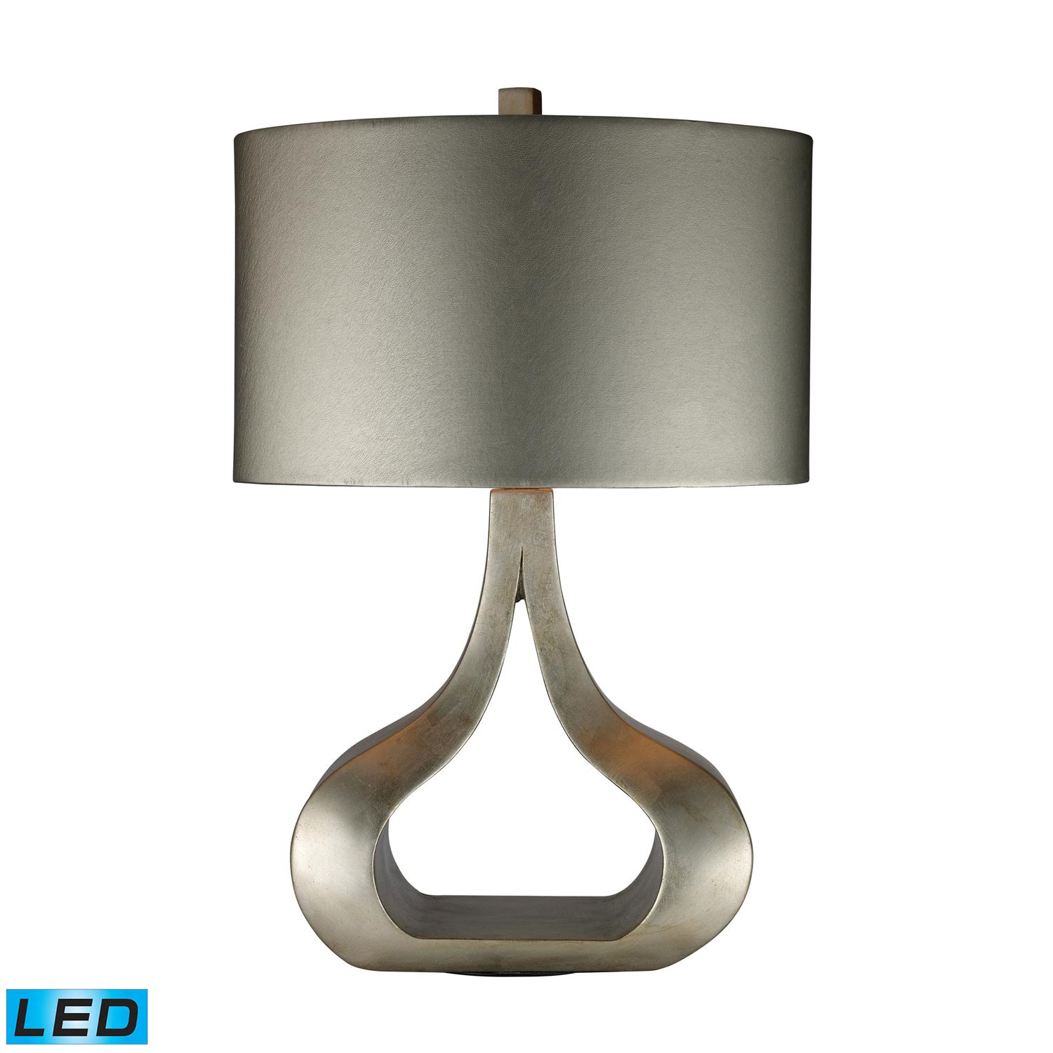 Elk Lighting D1840-LED Carolina Table Lamp - Silver Leaf