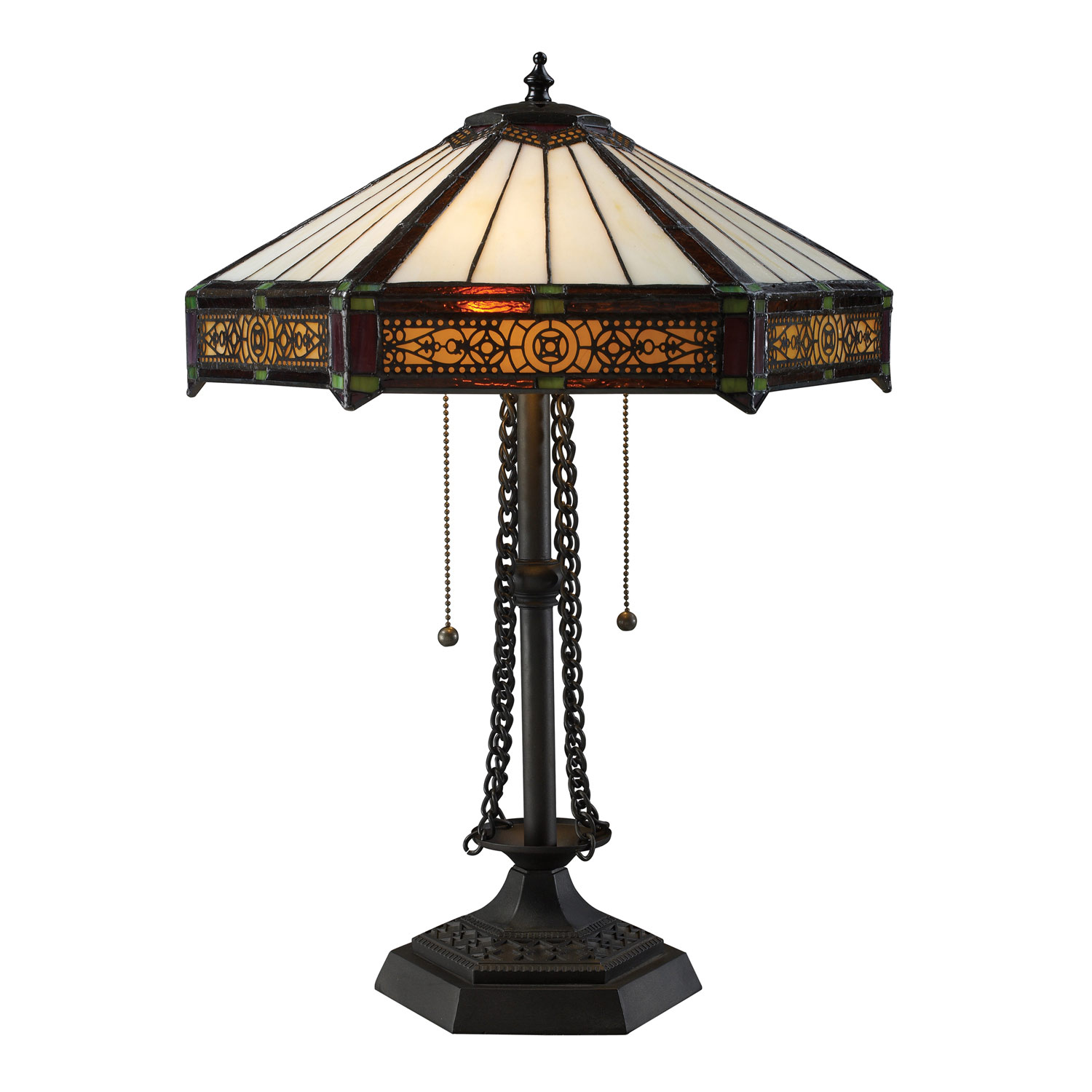 Elk Lighting D1852 Filigree Table Lamp - Tiffany Bronze