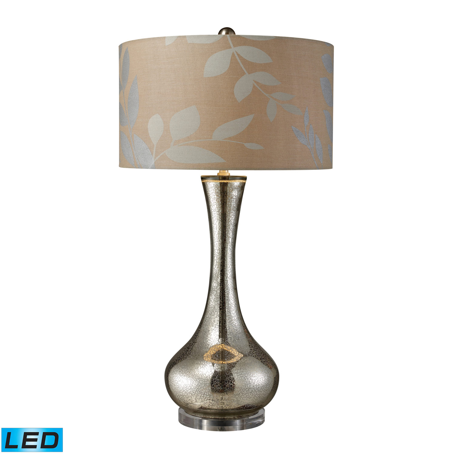 Elk Lighting D1883-LED Orion Table Lamp - Mercury Blown Glass
