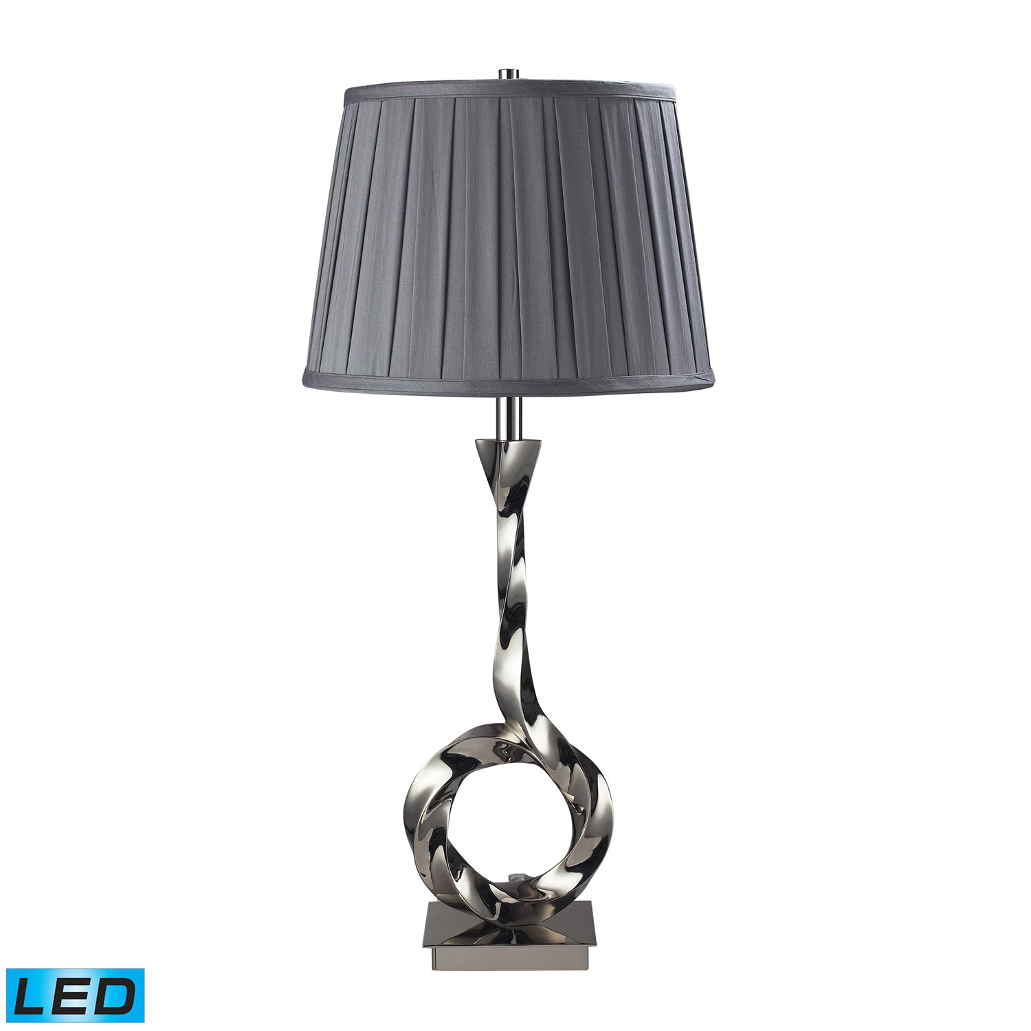 Elk Lighting D2060-LED Blackstone Avenue Table Lamp - Polished Nickel