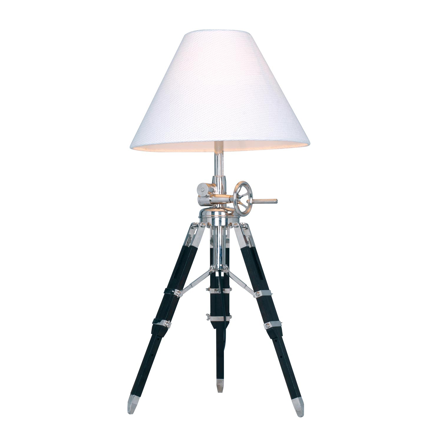 Elk Lighting D2124 Studio Table Lamp - Chrome and Black