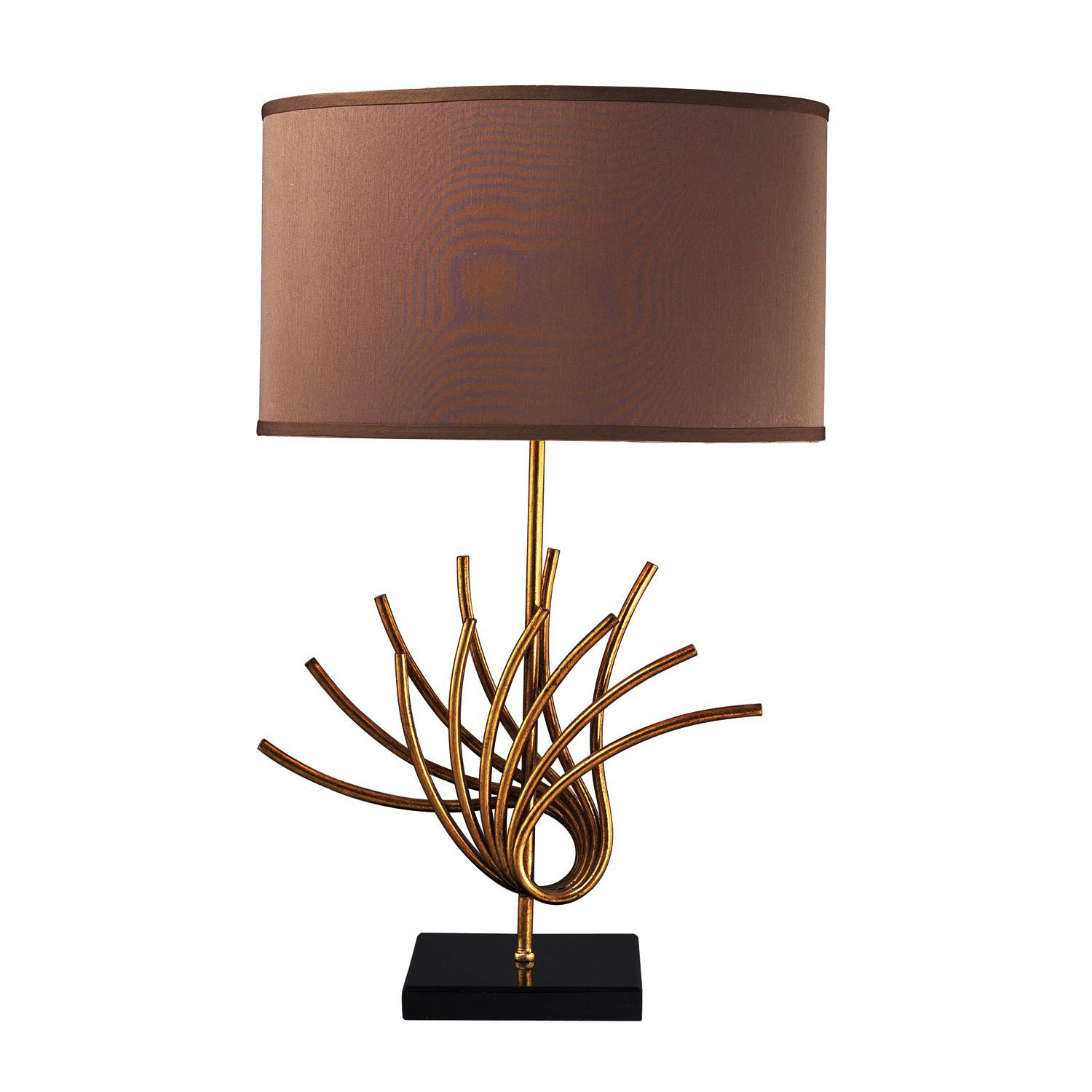 Elk Lighting D2136 Sandhill Table Lamp - Gold Leaf