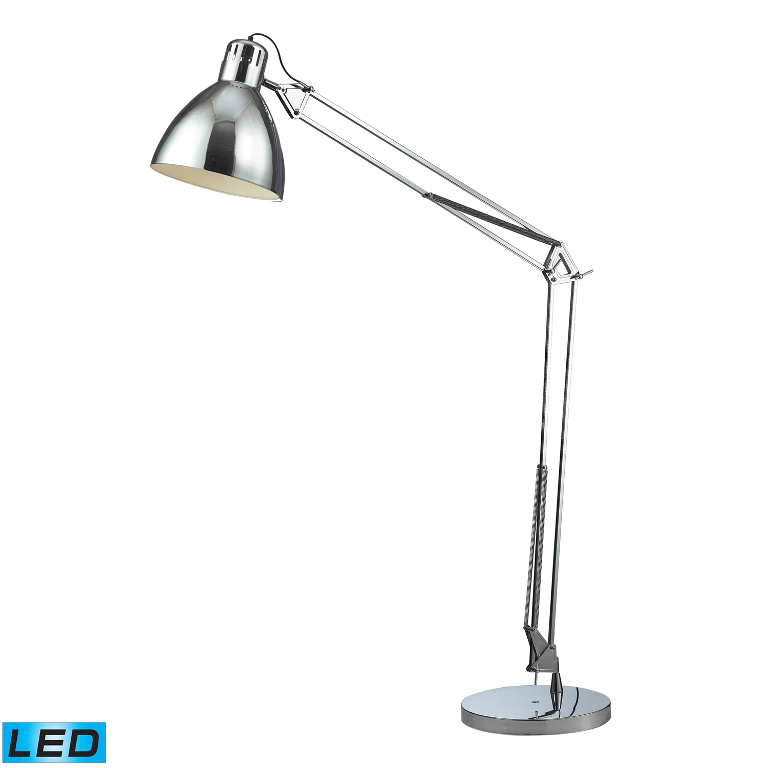 Elk Lighting D2177-LED Ingelside Floor Lamp - Chrome
