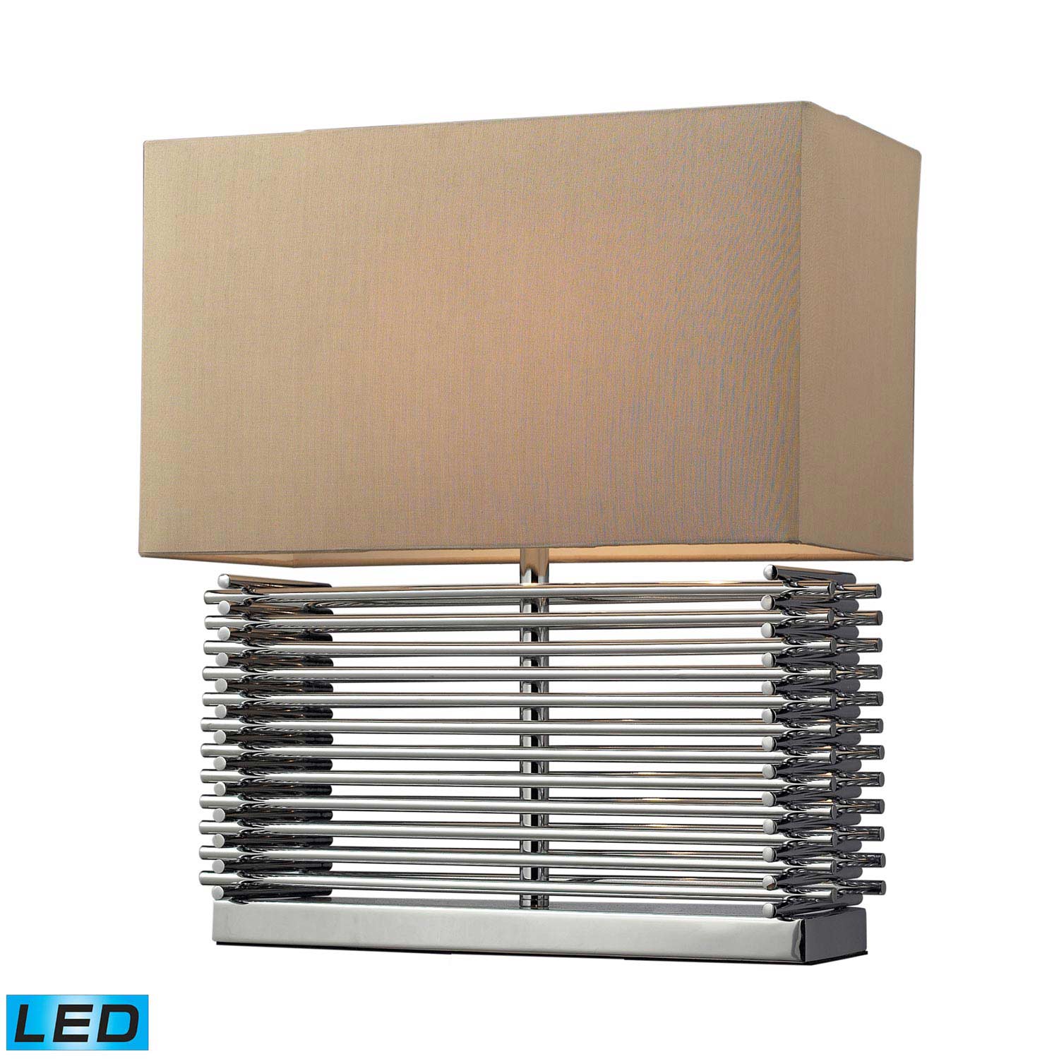 Elk Lighting D2205-LED Andros Table Lamp - Chrome