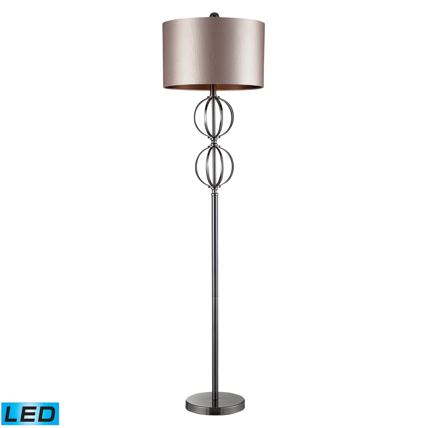 Elk Lighting D2223-LED Danforth Floor Lamp - Coffee Plating