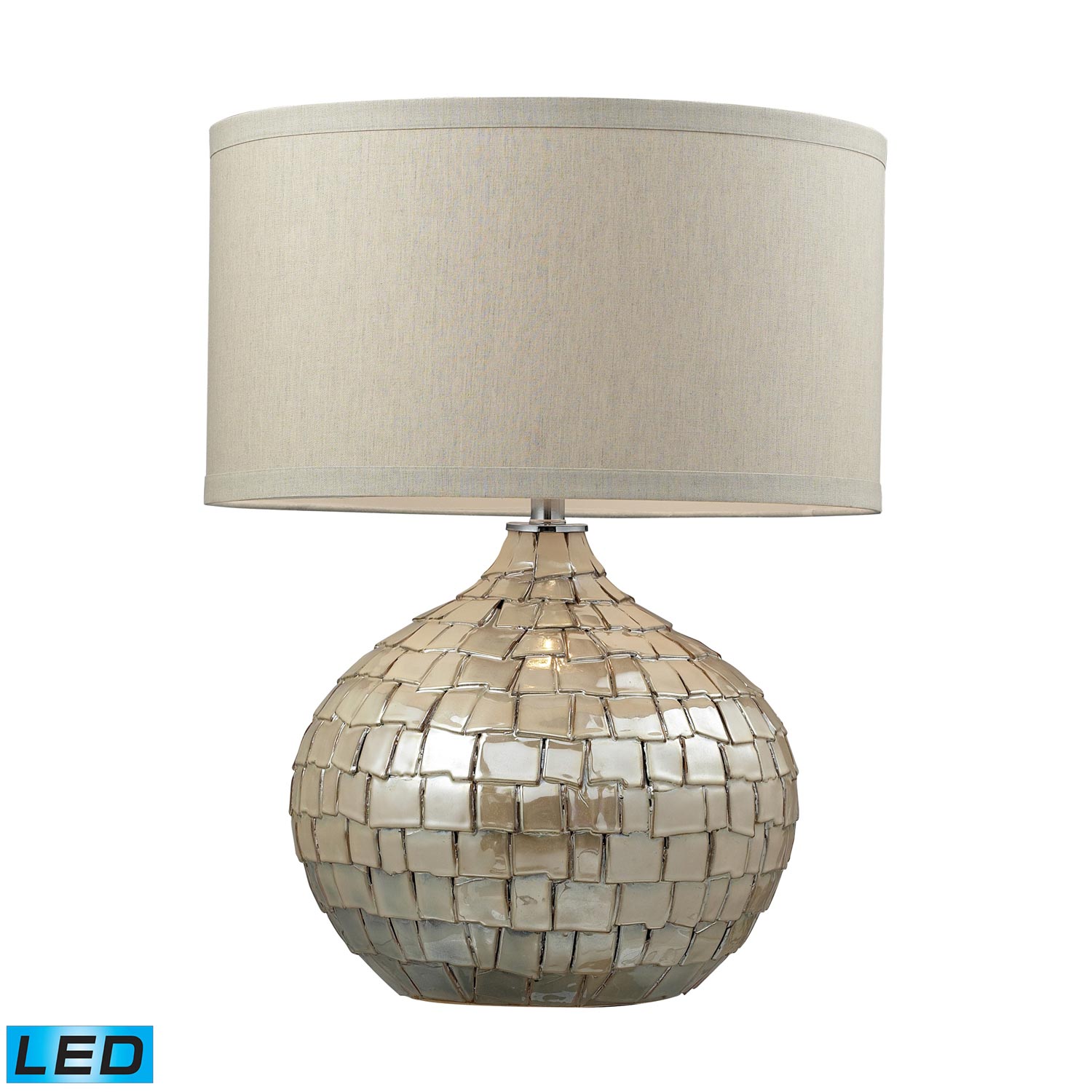 Elk Lighting D2264-LED Canaan Table Lamp - Cream Pearl