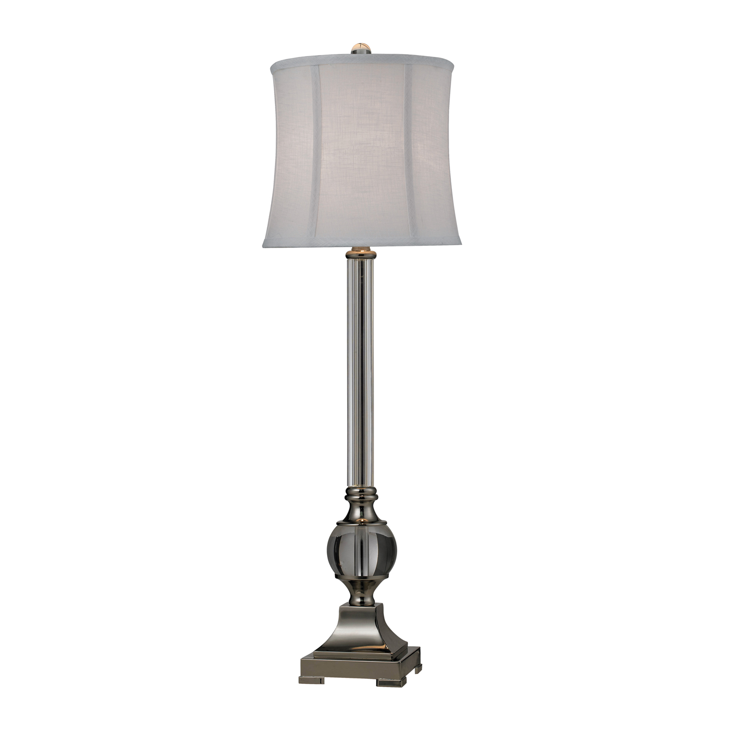 Elk Lighting D2309 Corvallis Table Lamp - Clear / Polished Nickel
