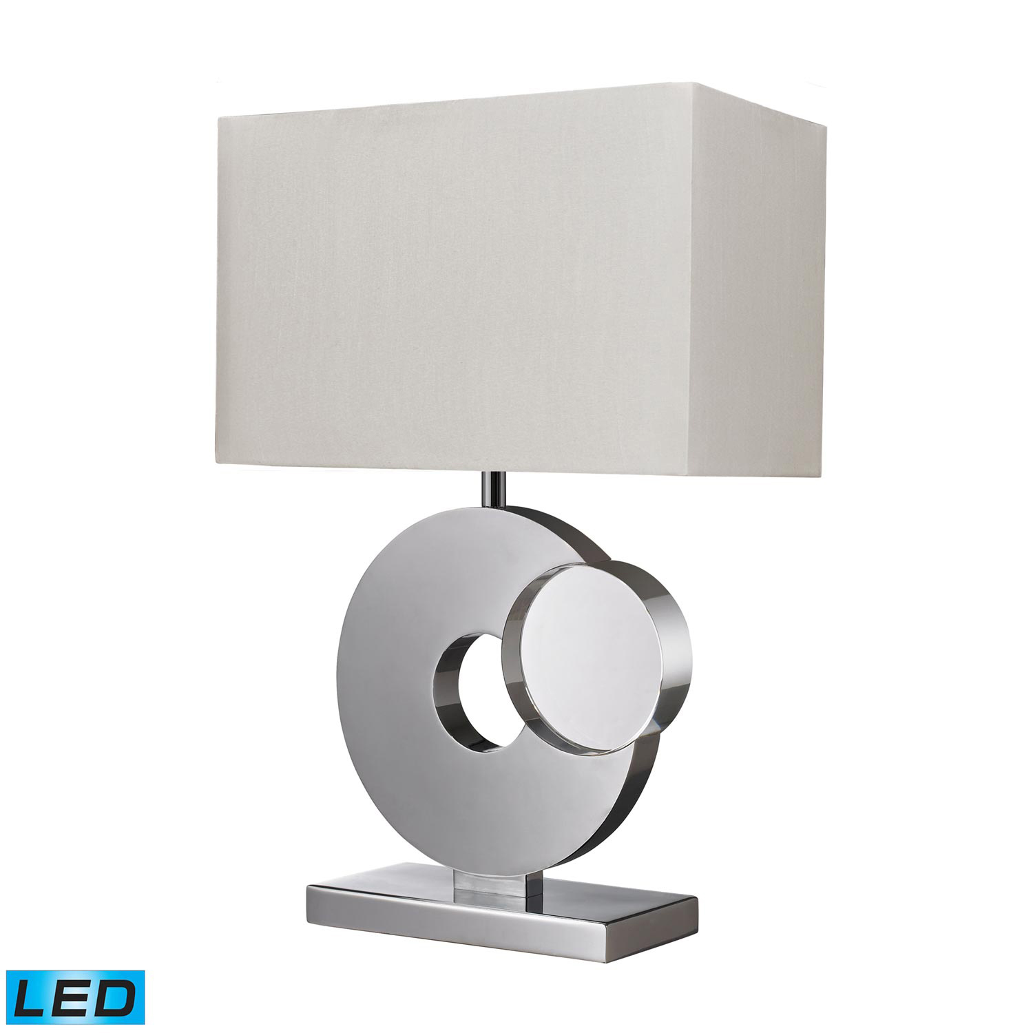 Elk Lighting D2342-LED Tuba Table Lamp - Chrome