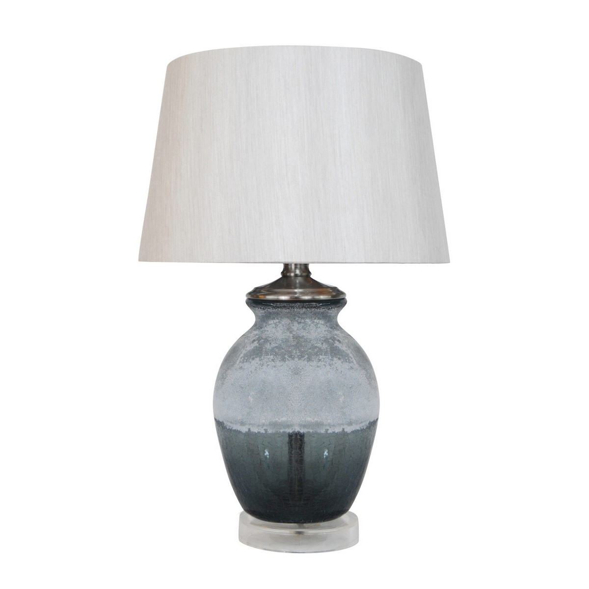 Elk Lighting D295 Table Lamp - Grey Crackle with Frosting