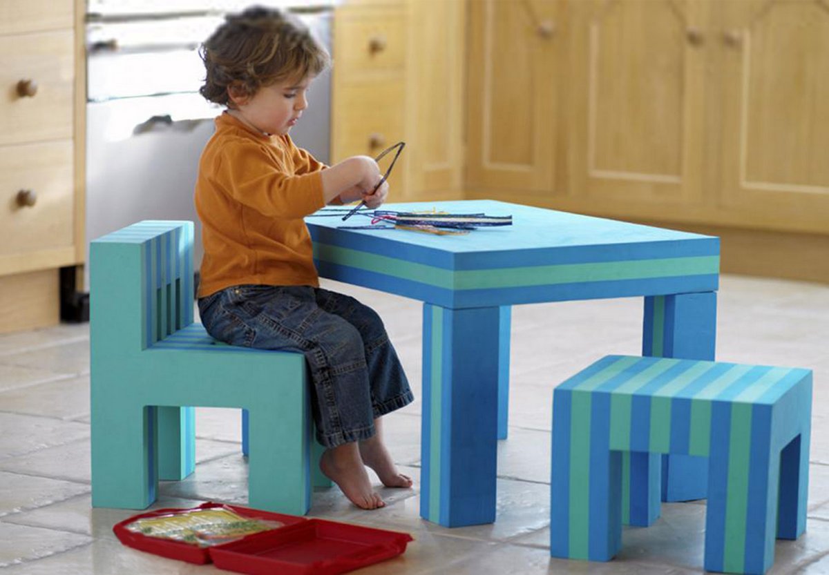 offi Eva Foam Table - Blue-green