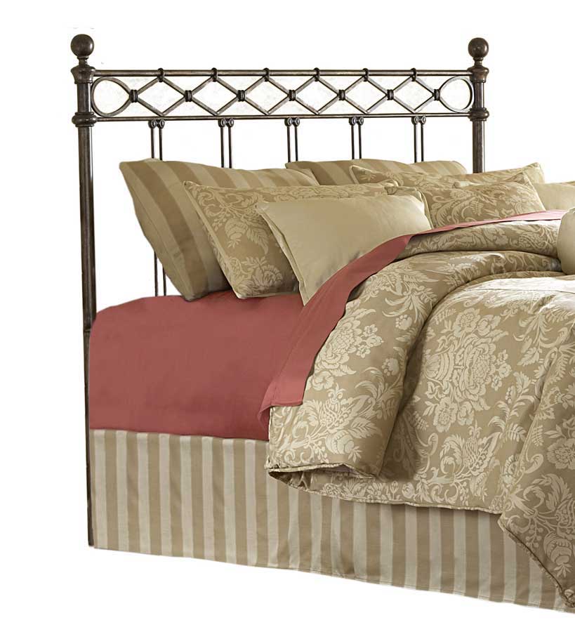 Fashion Bed Group Argyle Headboard-Copper Chrome B1228x at Homelement.com