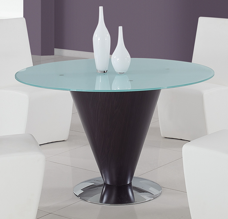 Global Furniture USA 105 Dining Table - Frosted Glass
