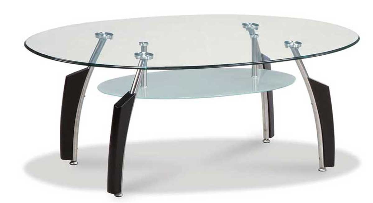 Global Furniture USA 138 Coffee Table - Black/Chrome