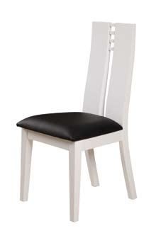 Global Furniture USA GF-822 Dining Chair - Black/White
