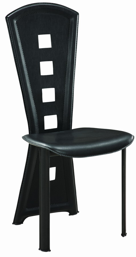 Global Furniture USA GF-1501 Dining Chair - Black PVC
