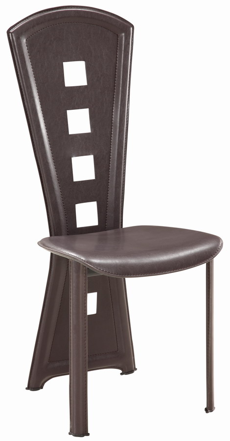 Global Furniture USA GF-1501 Dining Chair - Mahogany PVC