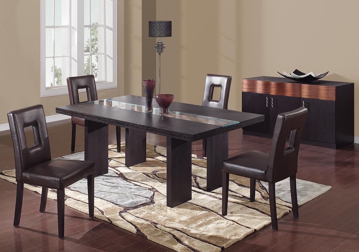 Global Furniture USA Amanda Dining Set - Brown