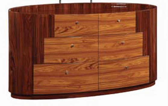 Global Furniture USA B92 Dresser - Two Tone Brown