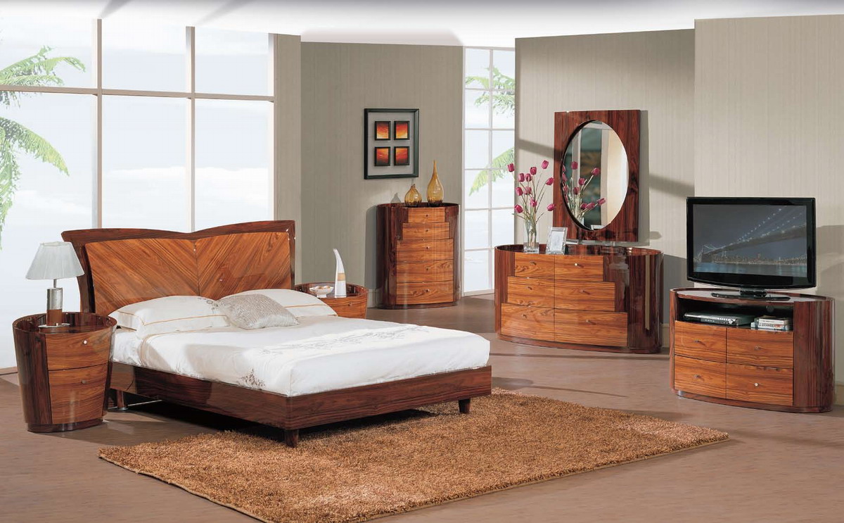 Global Furniture USA B92 Bedroom Collection - Two Tone Brown