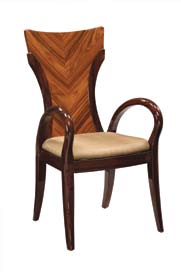 Global Furniture USA D52 Arm Chair - Coffee/Dark Brown