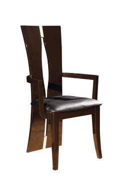 Global Furniture USA D59 Arm Chair - Dark Brown
