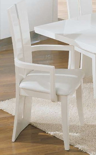 Global Furniture USA D99-Wh Arm Chair - White