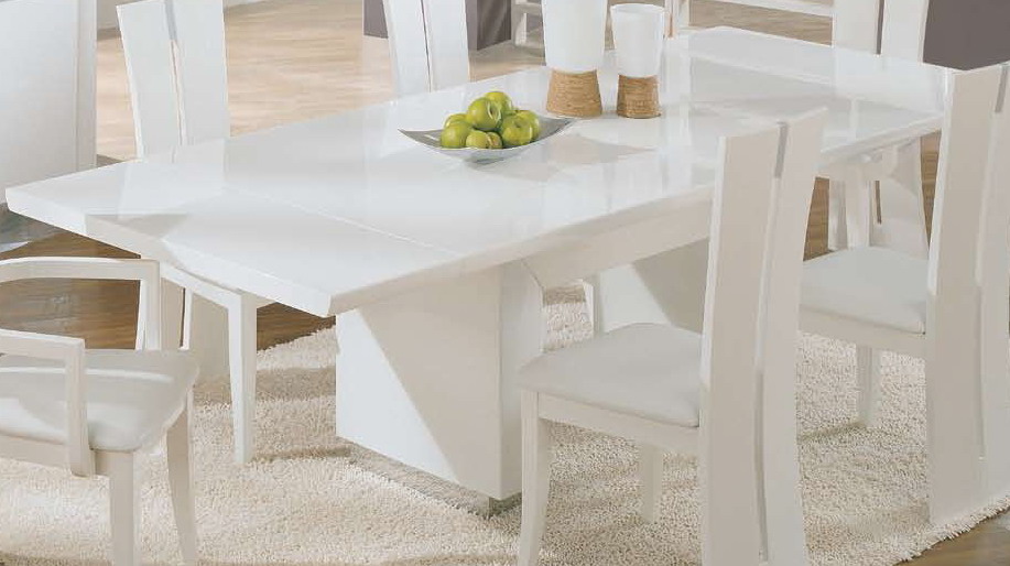 Global Furniture USA D99-Wh Dining Table - White