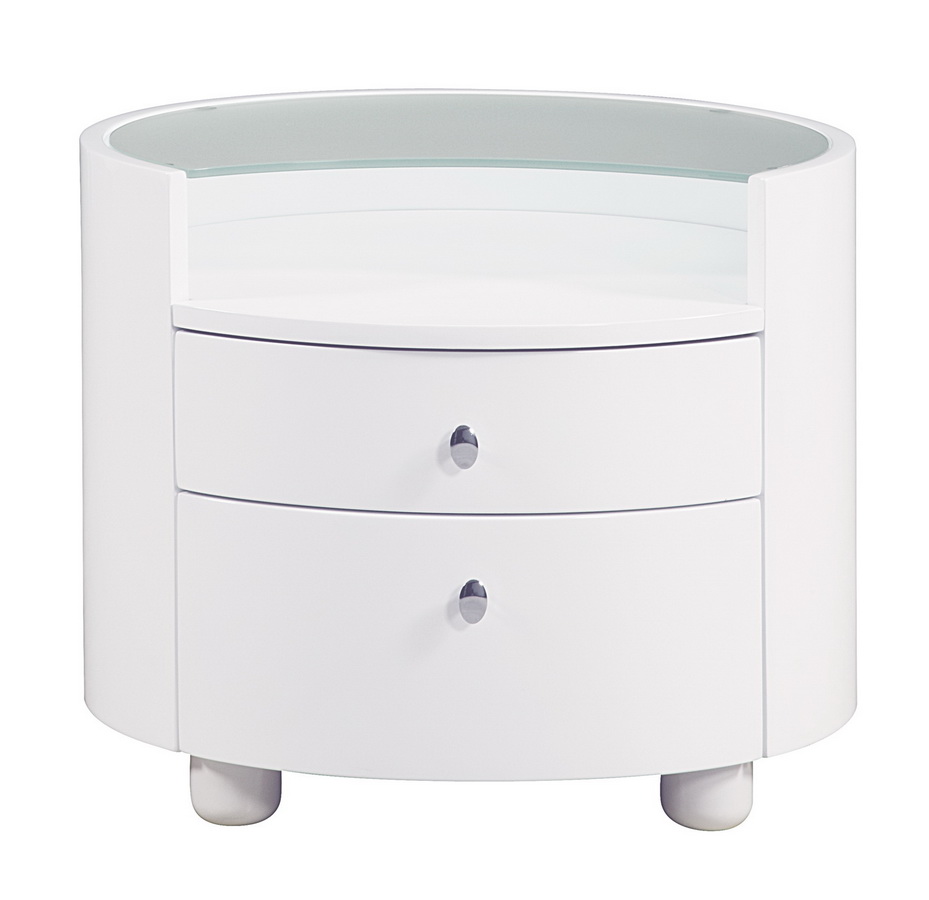 Global Furniture USA Evelyn Night Stand - White