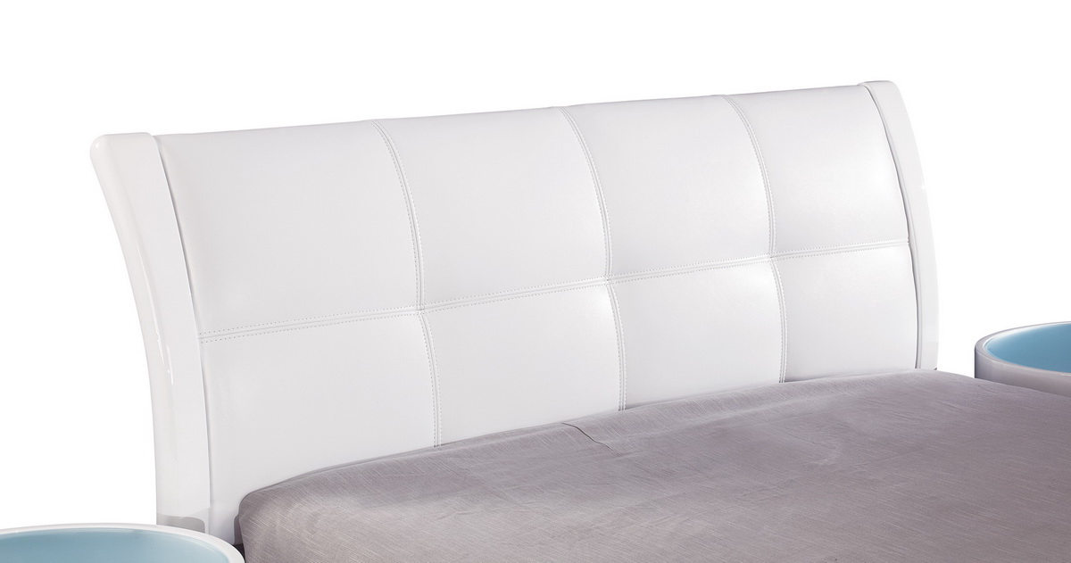 Global Furniture USA Evelyn Platform Bed - White