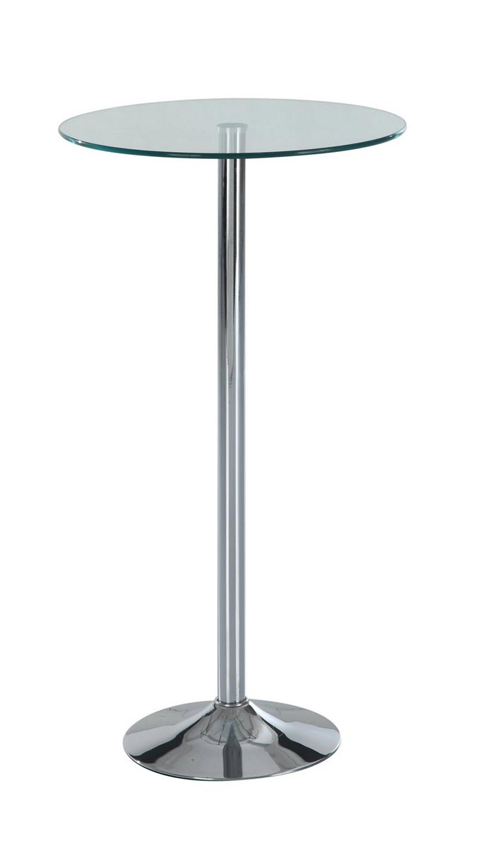 Global Furniture USA 828 - Bar Table - Glass - Metal Legs