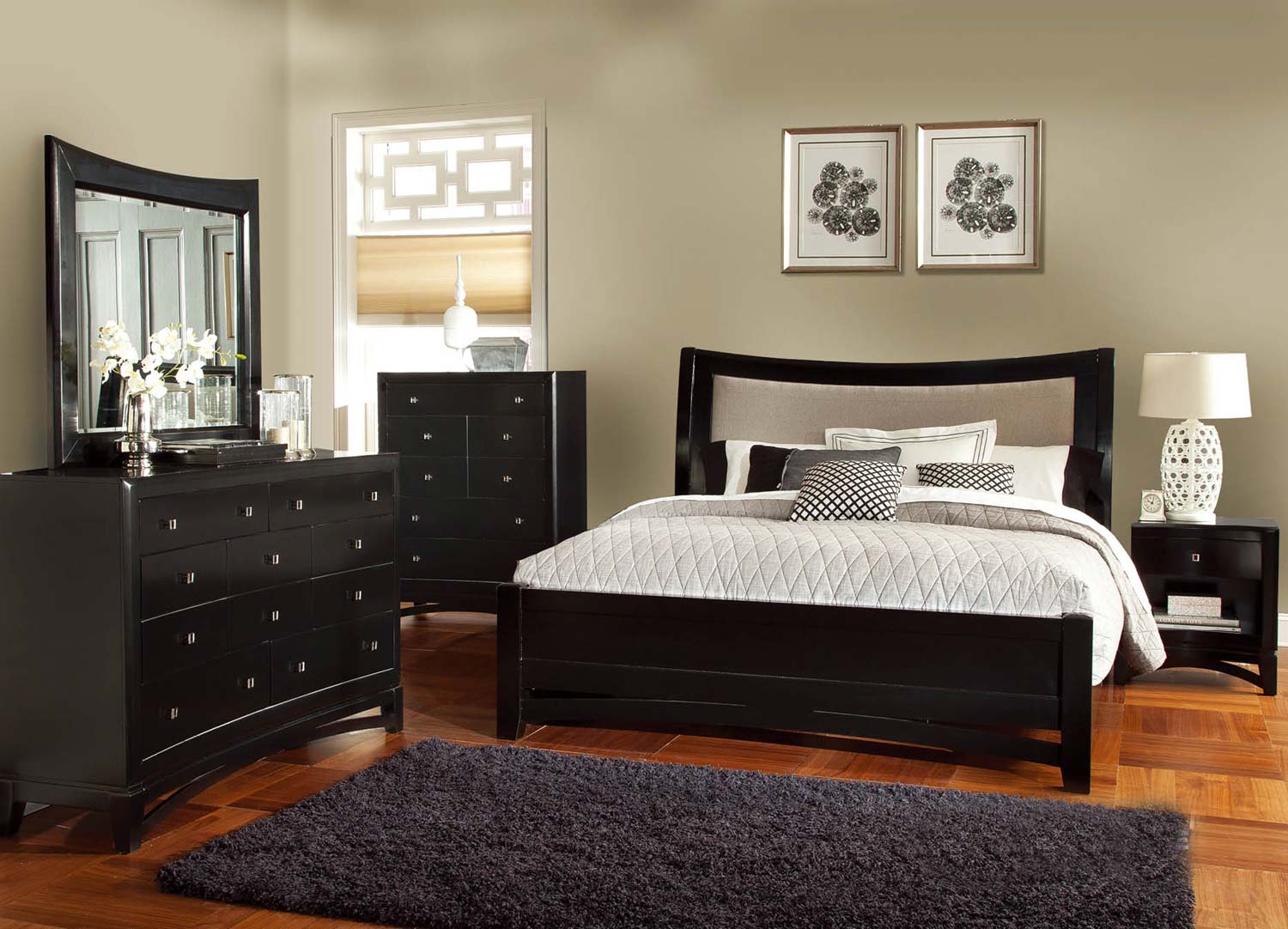 Global Furniture USA Madeline Bedroom Set - Black