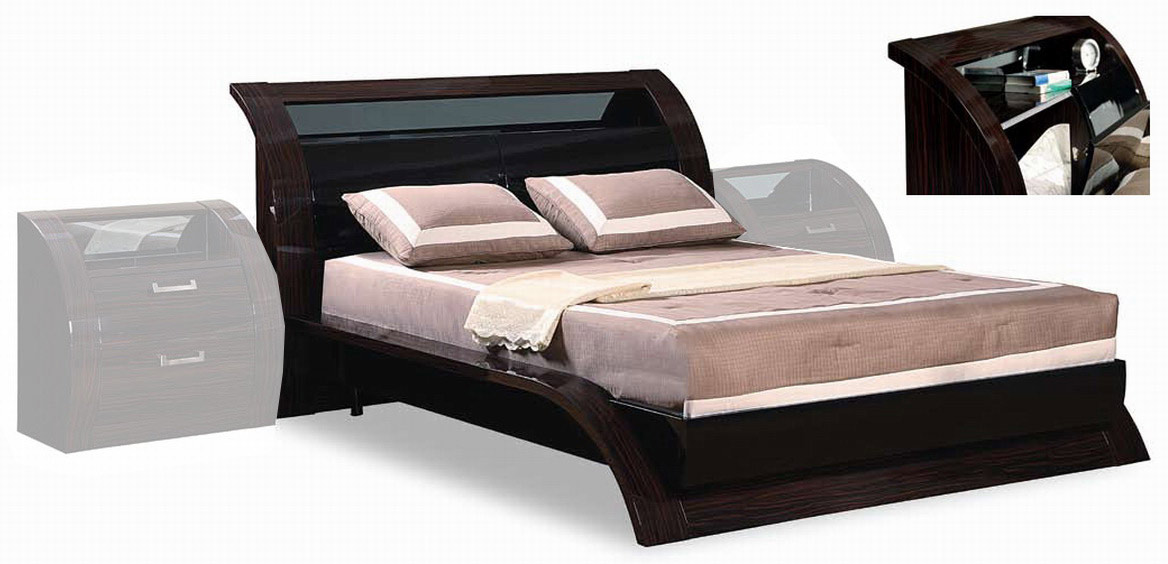 Global Furniture USA Madison Bed - Dark Mahogany