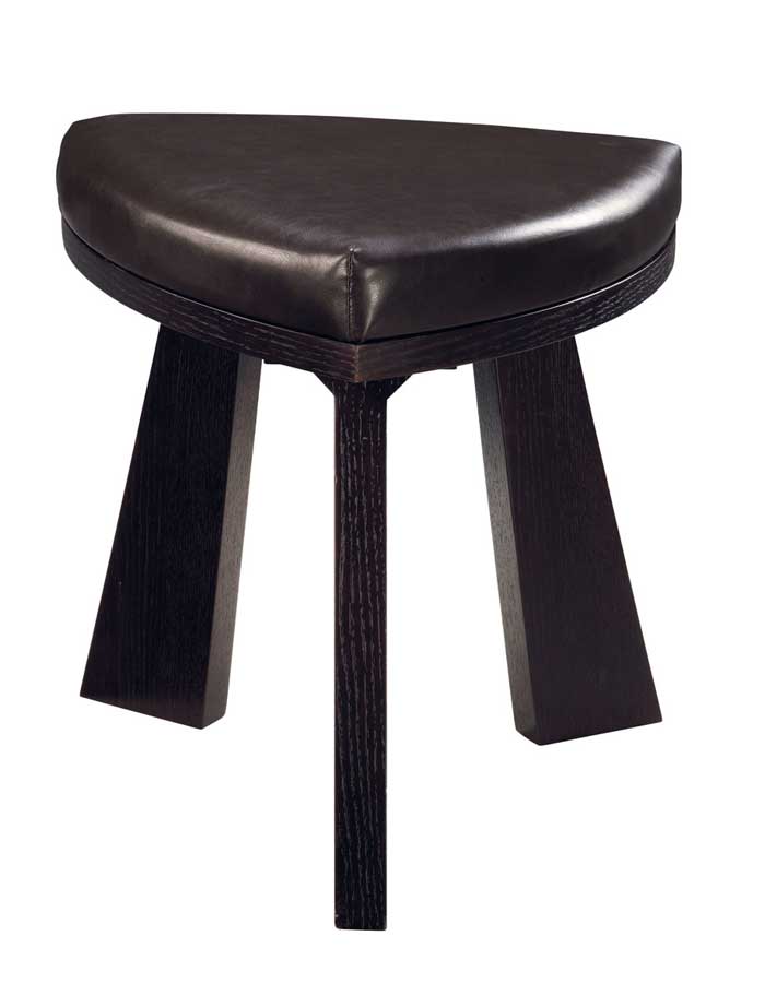 Global Furniture USA GF-64 Dining Chair - Dark Brown Cushion and Wenge Wood