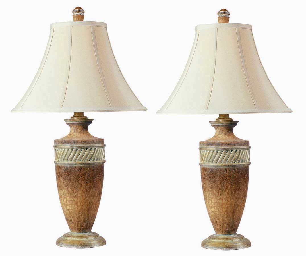 Harris Marcus Home Caramel Table Lamp Set of 2 HMHH10354S2 at