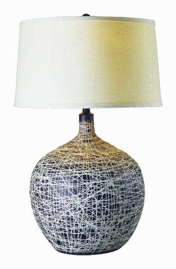 Harris Marcus Home Large Ceramic Pot Lamp