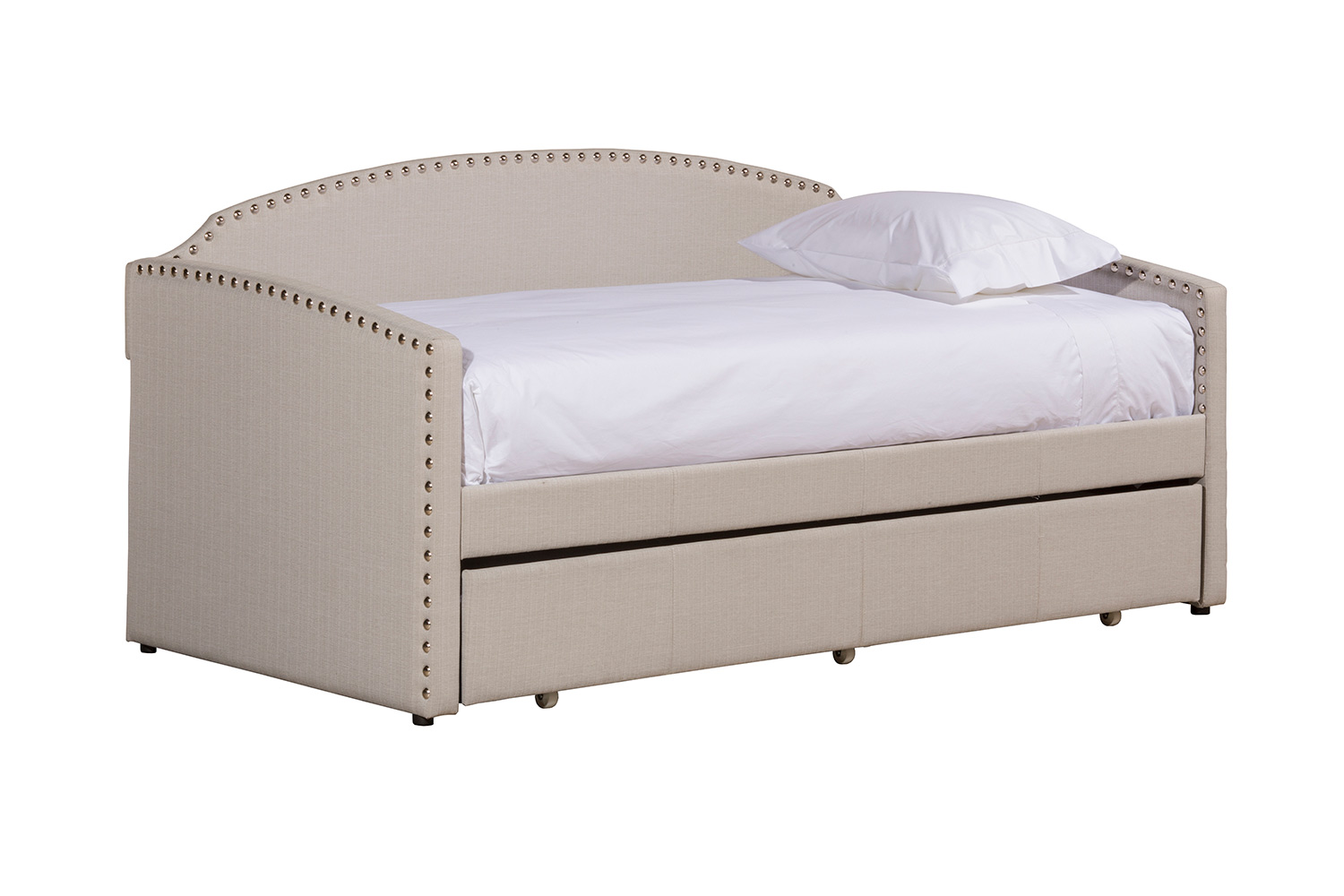 Hillsdale Lani Daybed with Trundle - Grey Fabric