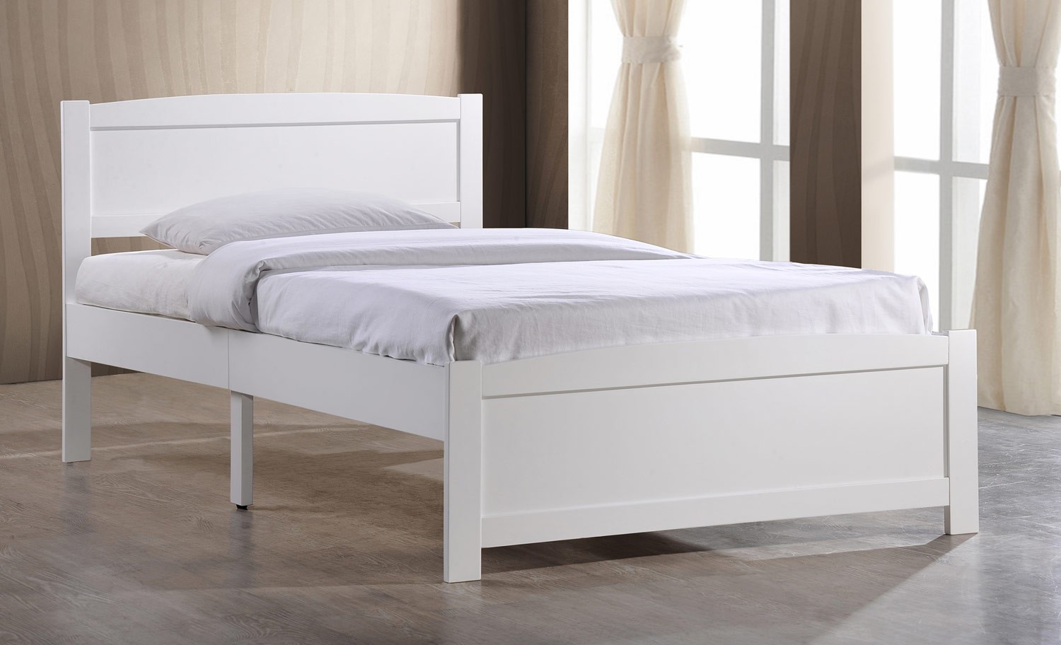 Hillsdale Marcy Twin Bed - White