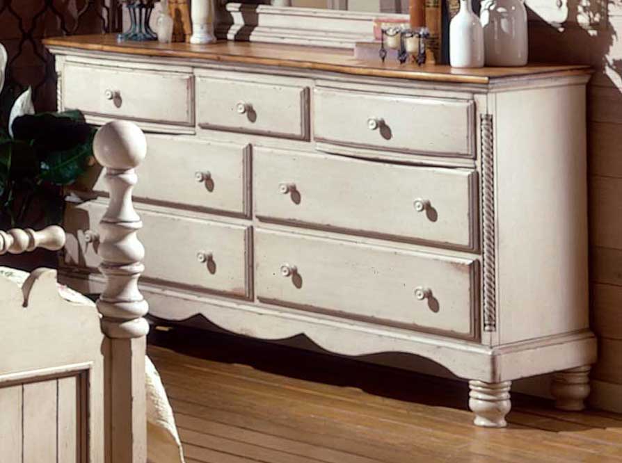 Hillsdale Wilshire Dresser - Antique White