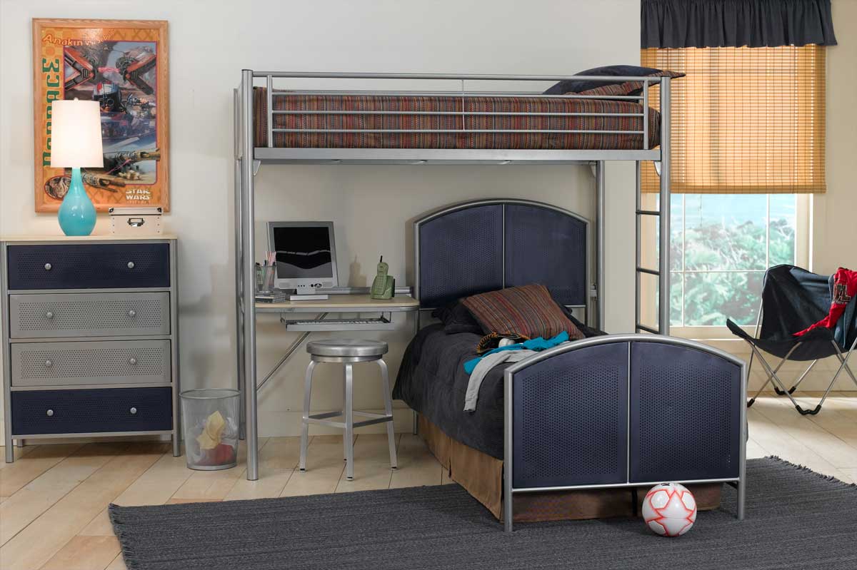 Hillsdale Universal Loft Bed with Study Center